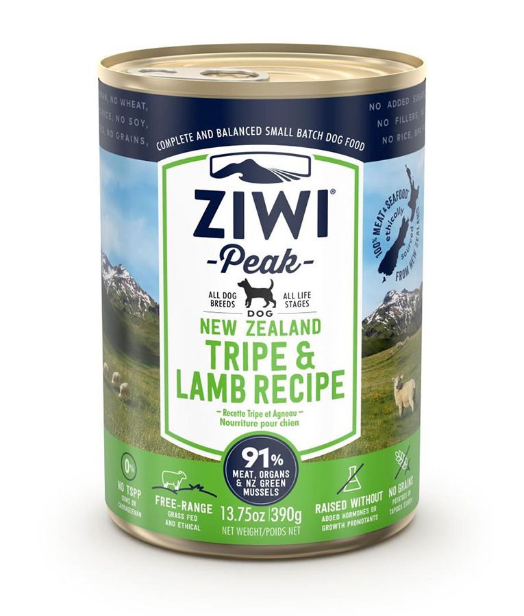 ZIWI Peak Tripe & Lamb Recipe Wet Dog Food - 170g - Shopivet.com