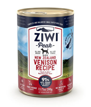 ZIWI Peak Venison Recipe Wet Dog Food 390g - 390G - Shopivet.com