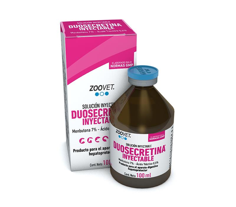 DUOSECRETINA INJECTABLE 100ML.