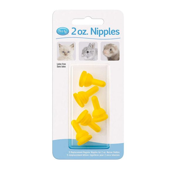 2 OZ Nipples (5 pc) - Shopivet.com