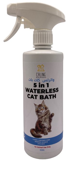 5 IN 1 WATERLESS CAT BATH 500ml - Shopivet.com