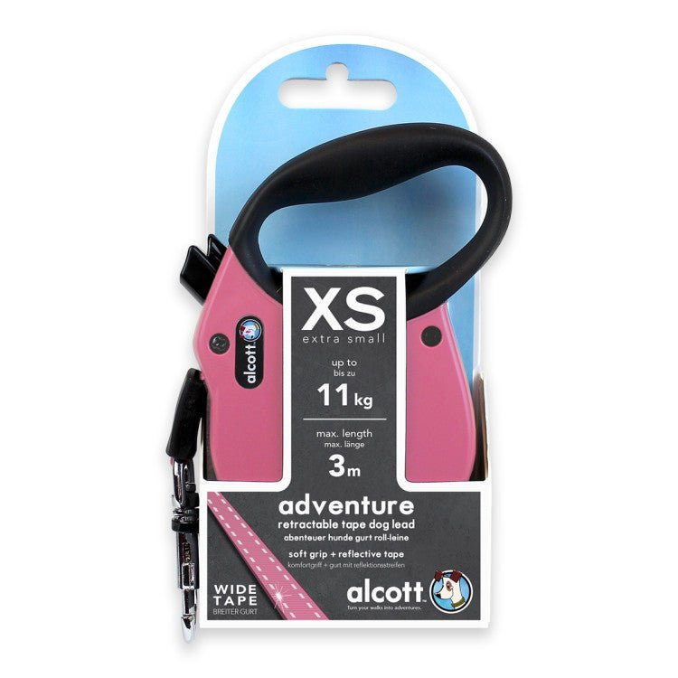 Adventure retractable leash, 3 m - Extra-Small - Shopivet.com