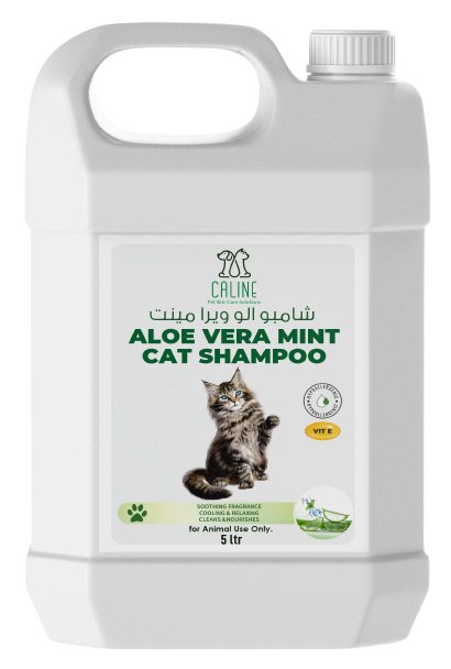 Aloe vera Mint cat shampoo 5Liter - Shopivet.com
