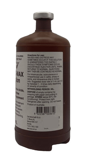Amino-Max Injection 500 ml - Shopivet.com