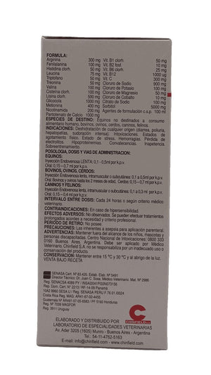 AMINOACIDOS VIT INJECTION 250ml - Shopivet.com