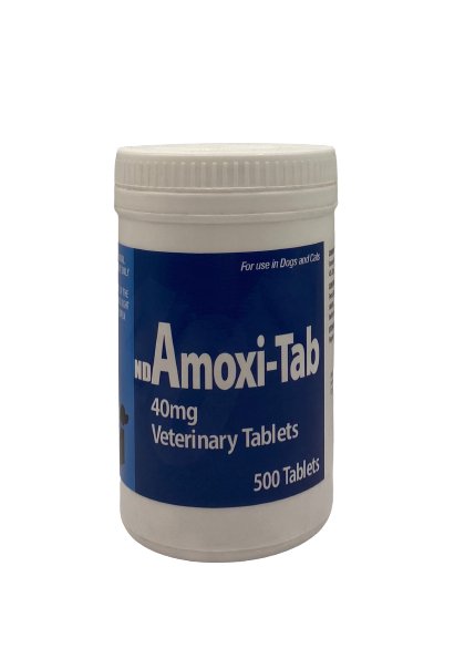 Amoxi-Tab 40mg 500 Tablets - Shopivet.com