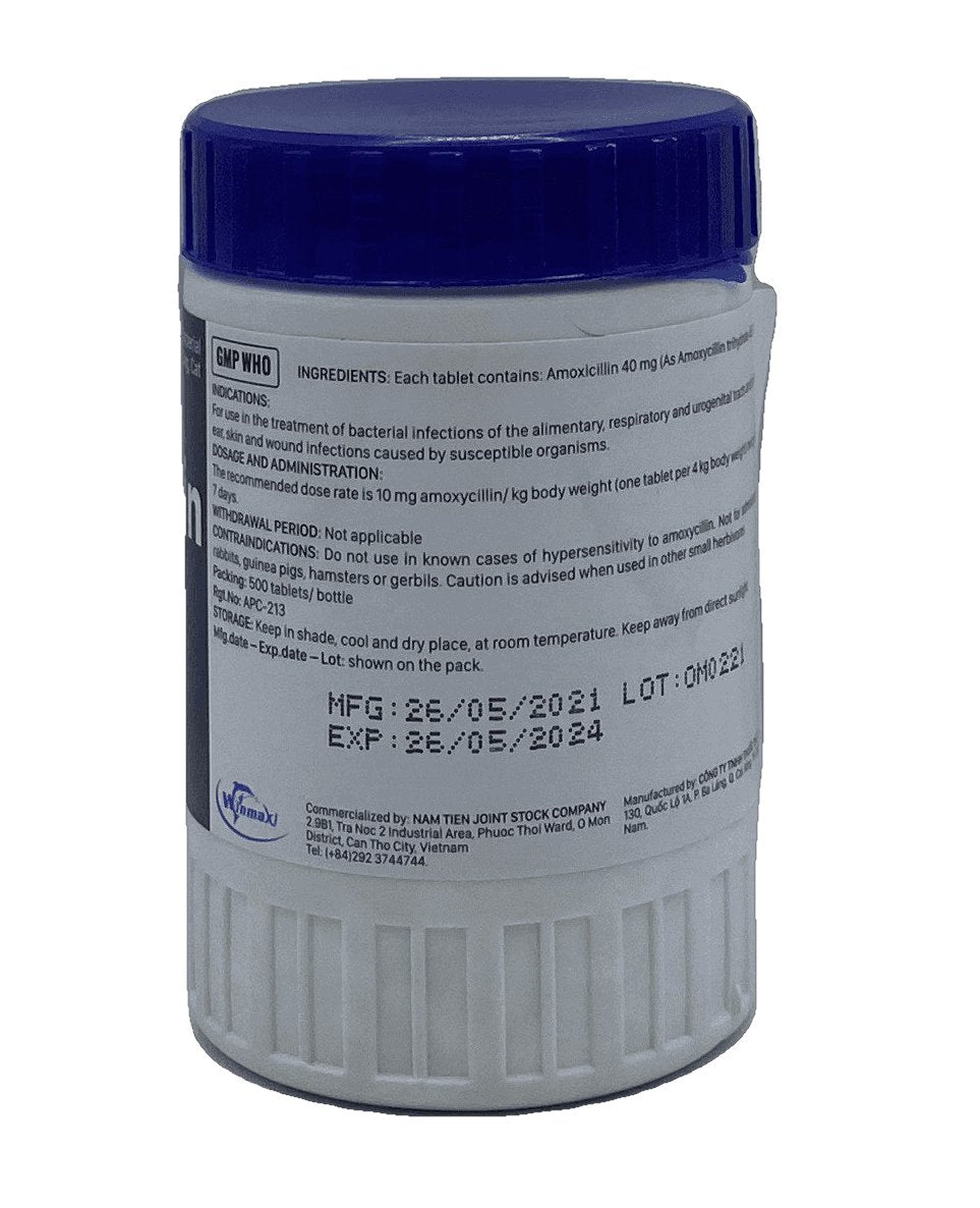 Amoxin 500 tablets - Shopivet.com