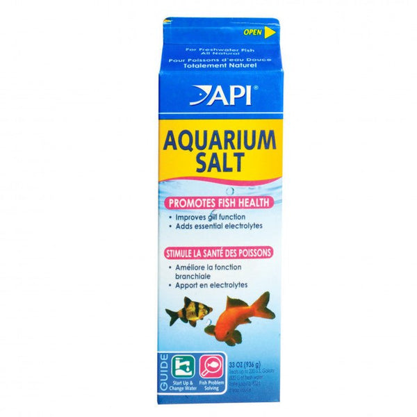 API FRESHWATER AQUARIUM SALT, 33 OZ - Shopivet.com