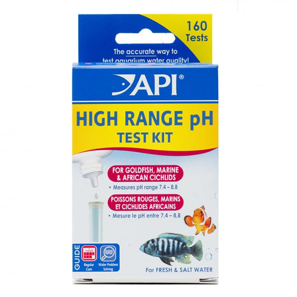 API HIGH RANGE PH TEST KIT, 160 COUNT - Shopivet.com