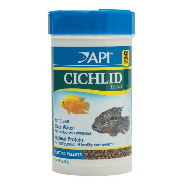 API PELLETS CICHLID FISH FOOD, 2.5 OZ - Shopivet.com