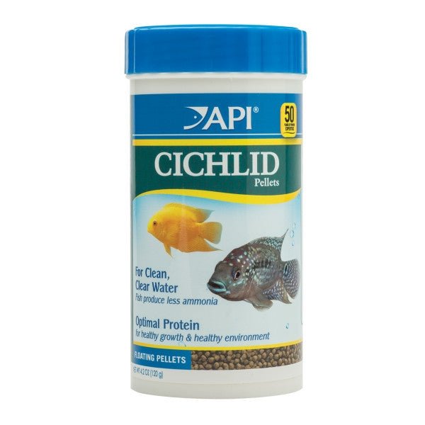 API PELLETS CICHLID FISH FOOD, 4.2 OZ - Shopivet.com