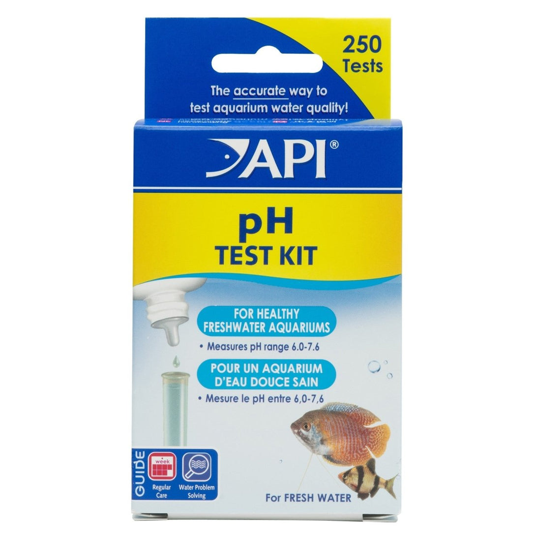 API PH FRESHWATER AQUARIUM TEST KIT, 250 COUNT - Shopivet.com