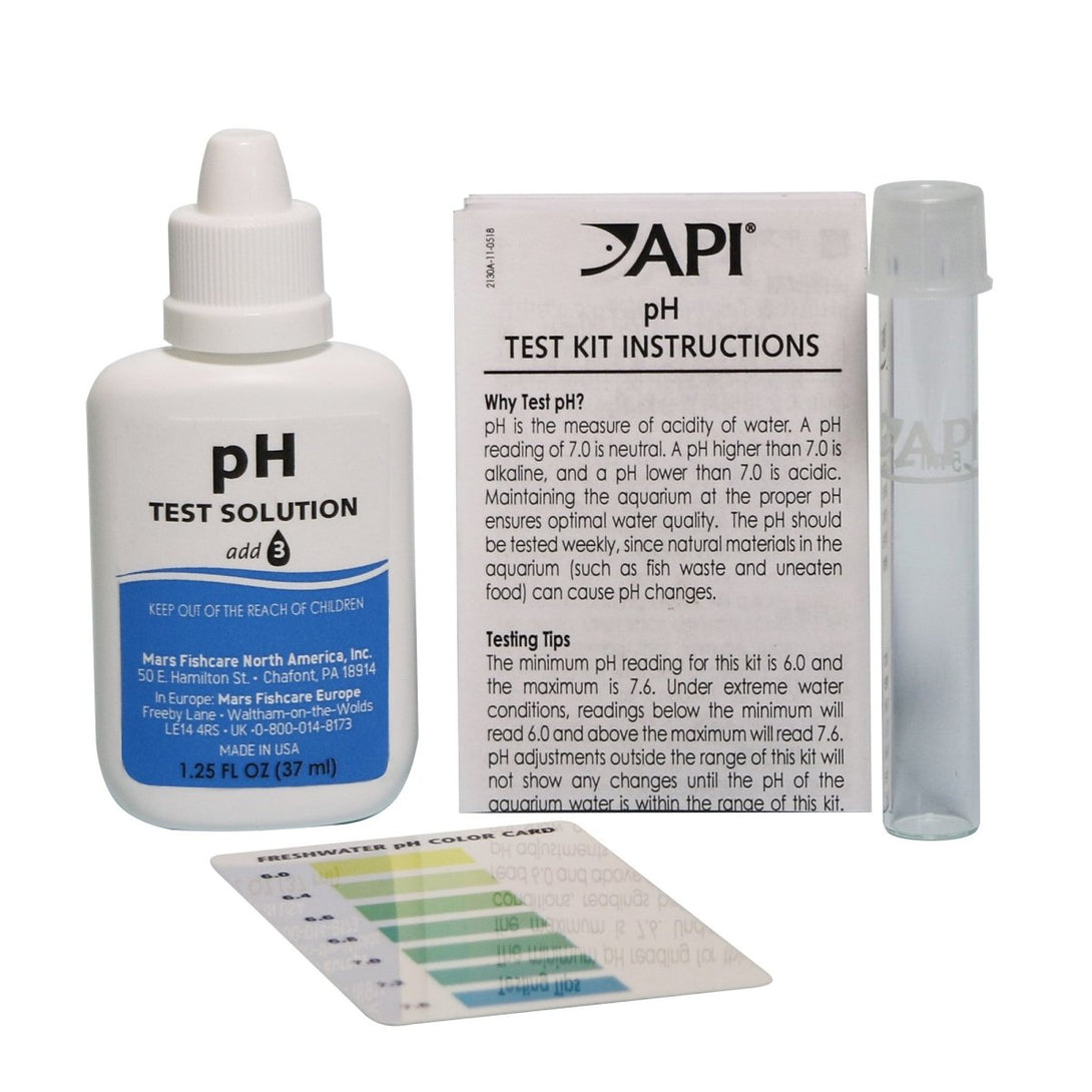 API PH FRESHWATER AQUARIUM TEST KIT, 250 COUNT - Shopivet.com