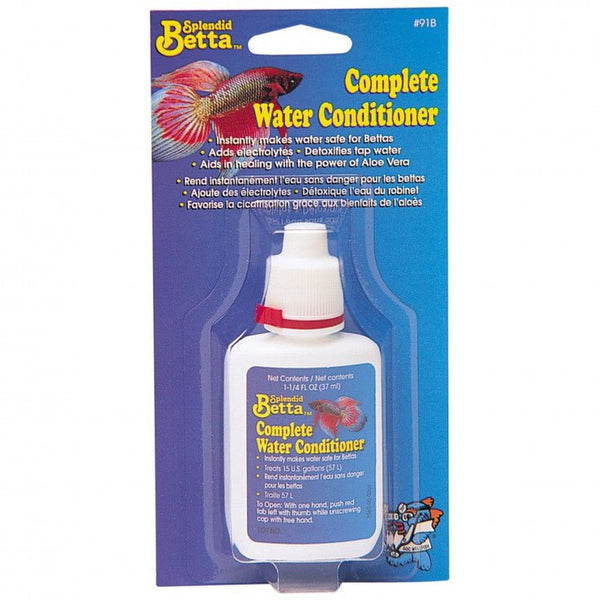 API SPLENDID BETTA COMPLETE AQUARIUM WATER CONDITIONER, 1.25 OZ - Shopivet.com