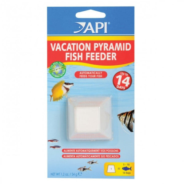 API VACATION PYRAMID FISH FOOD FEEDER - Shopivet.com