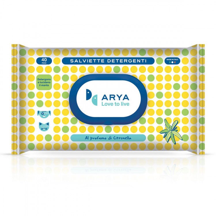 ARYA Wet Wipes Lemongrass - Shopivet.com