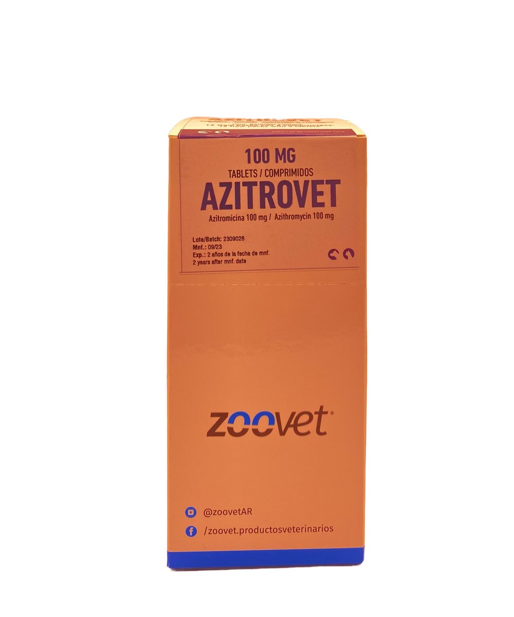 Azitrovet 100mg 12 strips - Shopivet.com