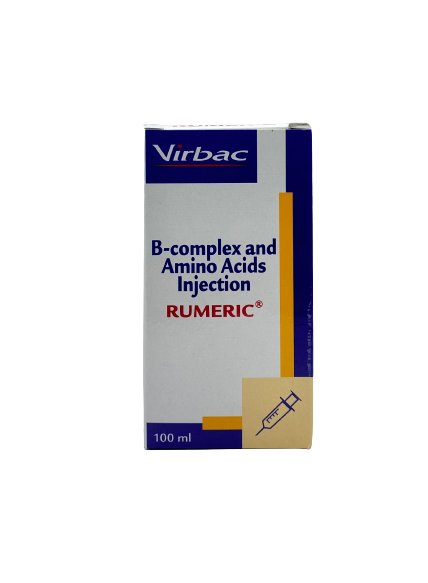 B-complex and Amino Acids Injection - RUMERIC 100ml - Shopivet.com