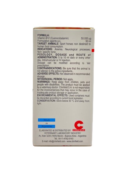B12 VITAMINICO 50 ml - Shopivet.com