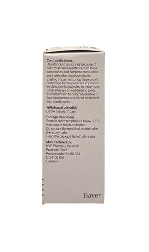 Baytril 2.5% Oral 100ml - Shopivet.com