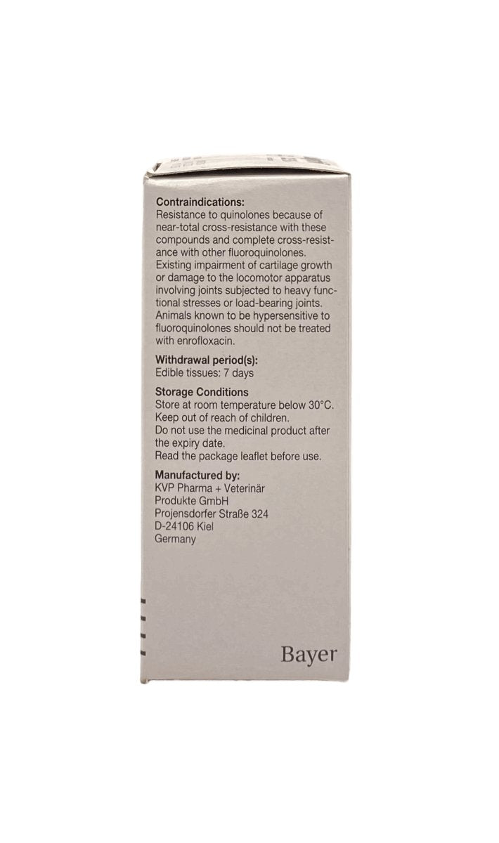 Baytril 2.5% Oral 100ml - Shopivet.com