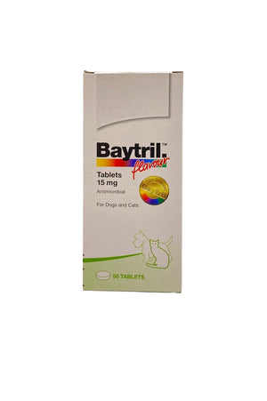 Baytril Flavour Tablet 5Strips - Shopivet.com