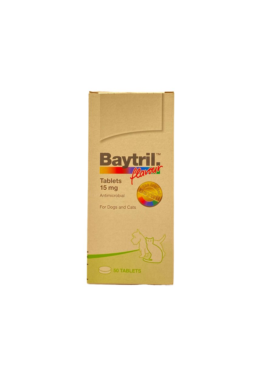 Baytril Flavour Tablet 5Strips - Shopivet.com
