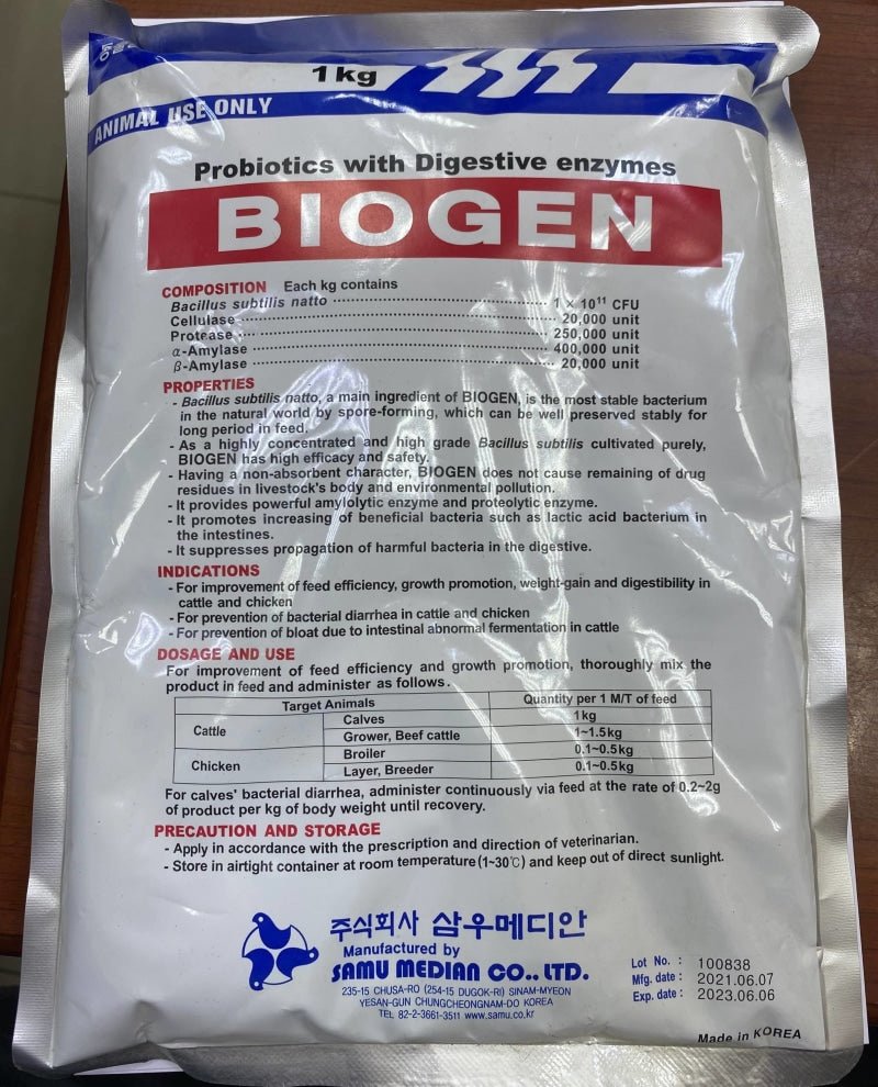 BIOGEN 1kg - Shopivet.com