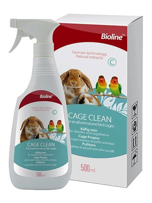 Bioline Cage Clean 500ml - Shopivet.com