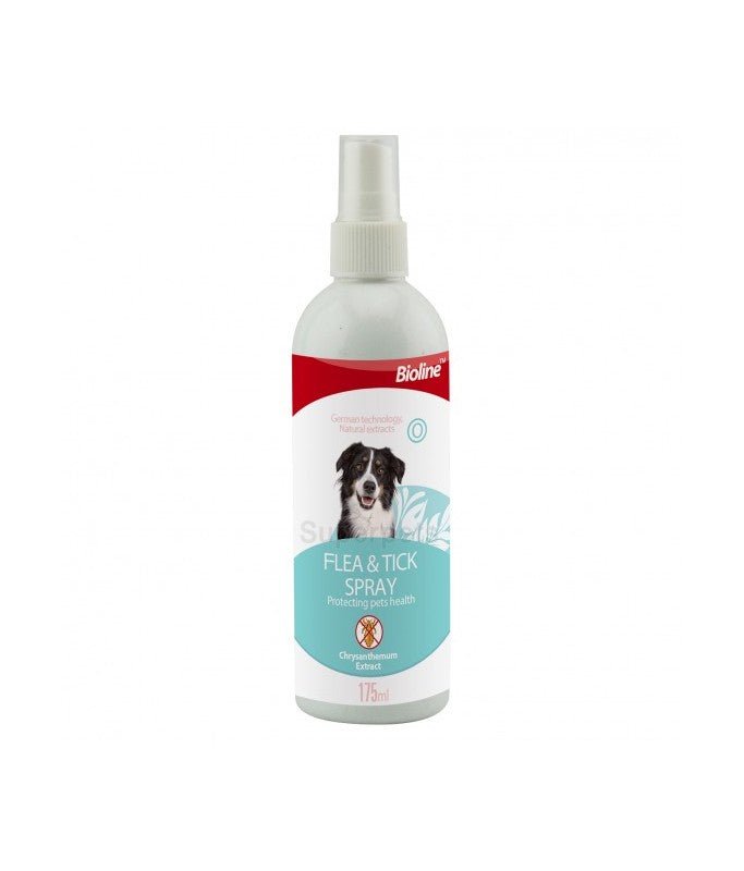 Bioline Flea & Tick spray 175ml - Shopivet.com