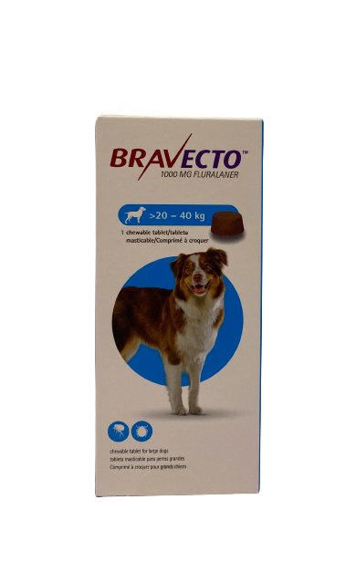 Bravecto Chewable Tab 1000mg - Shopivet.com