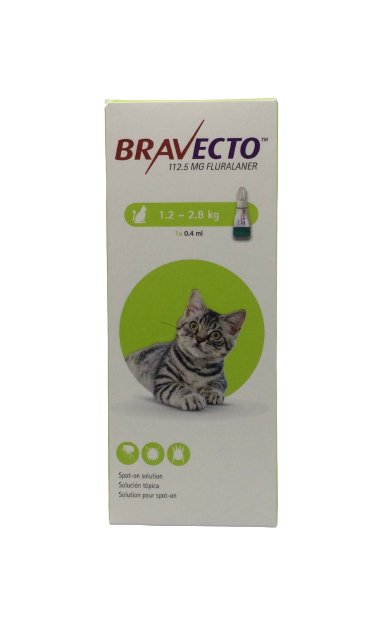 BRAVECTO SPOT ON CAT 112.5mg - Shopivet.com