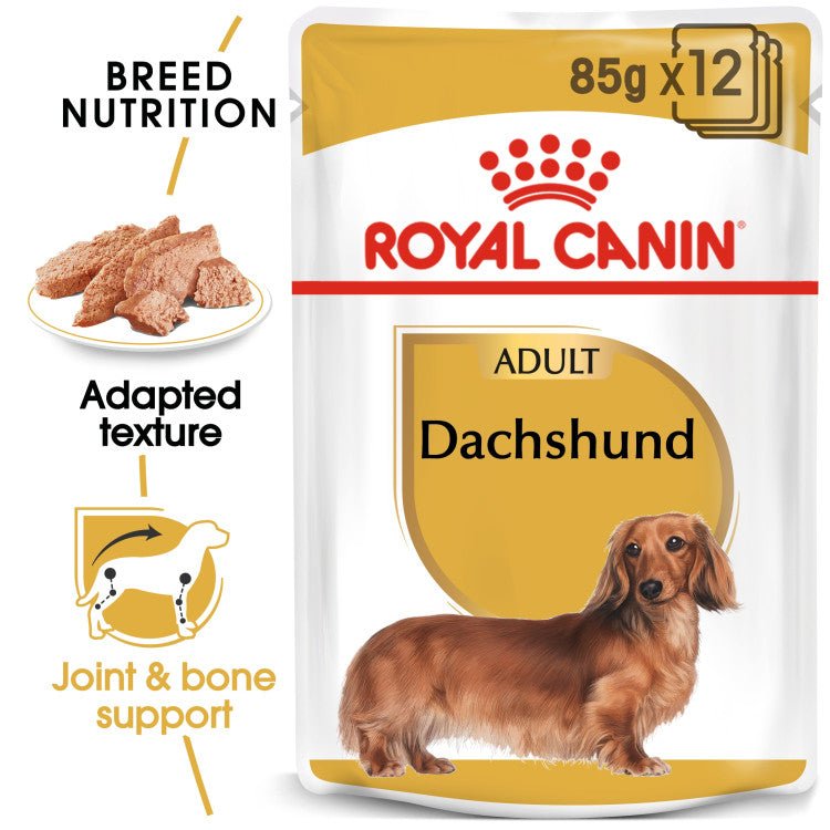 Breed Health Nutrition Dachshund Adult (WET FOOD - Pouches) - Shopivet.com