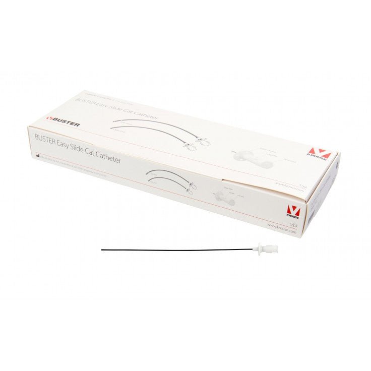 BUSTER EASY SLIDE CAT CATHETER, 1.2 X 180 MM/3.5 FR X 7", OP قسطرة بوستر - Shopivet.com