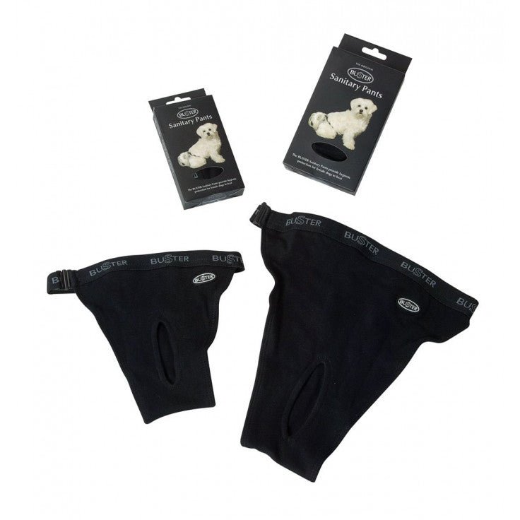 BUSTER SANITARY PANTS BLACK SIZE 0 - Shopivet.com