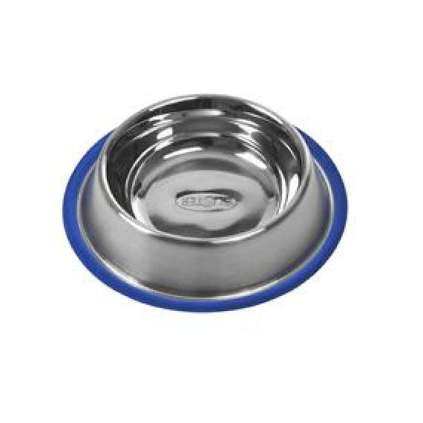 BUSTER STAINLESS STEEL BOWL BLUE BASE 0.45L 19.5CM - Shopivet.com