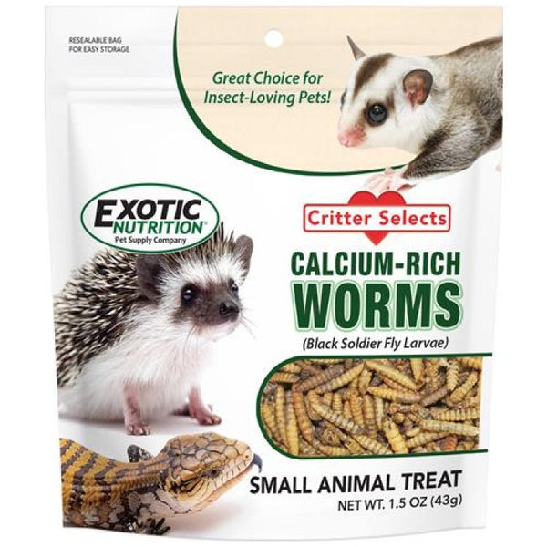 Calcium-Rich Worms 1.5 oz. - Shopivet.com