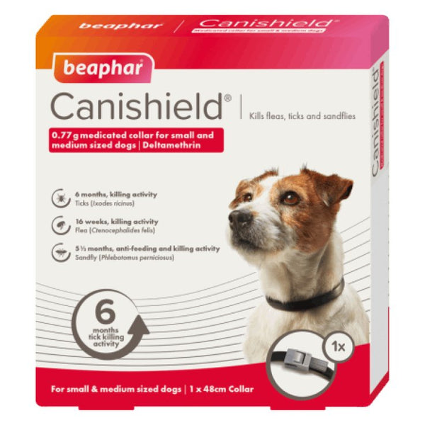 CANISHIELD FLEA & TICK COLLAR (DELTAMETHRIN) - SMALL & MEDIUM DOGS - Shopivet.com