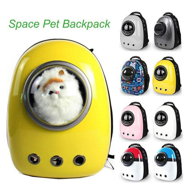 Cat Dog Carrier & Travel Backpack Astronaut Capsule Carrier Pet Carrier Portable Breathable Cute Solid - Shopivet.com