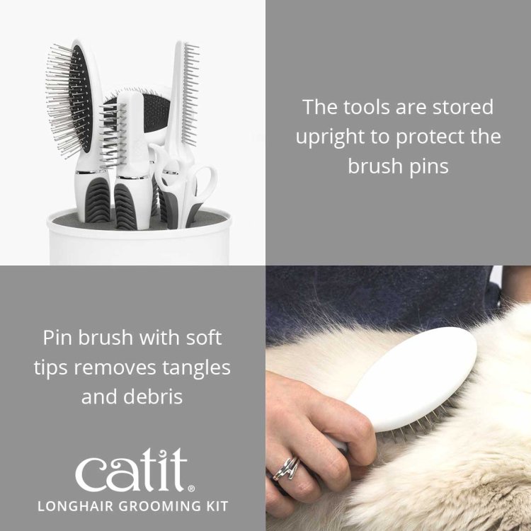 Catit Longhair Grooming Kit - Shopivet.com