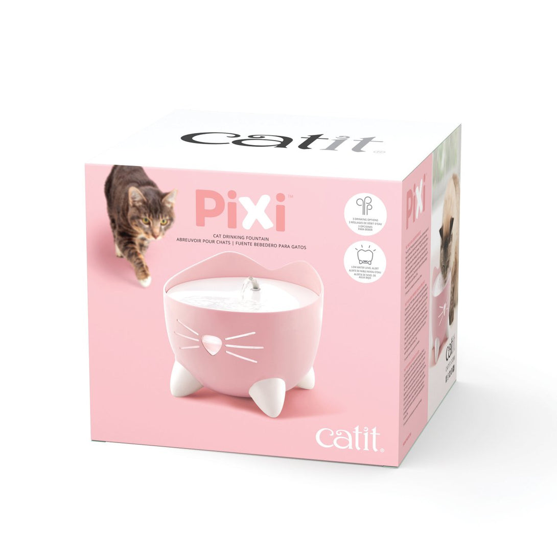CATIT PIXI FOUNTAIN 2.5L, LIGHT PINK - Shopivet.com