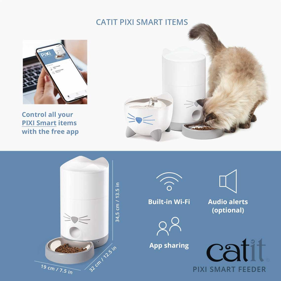 CATIT PIXI SMART DRY FOOD FEEDER - Shopivet.com