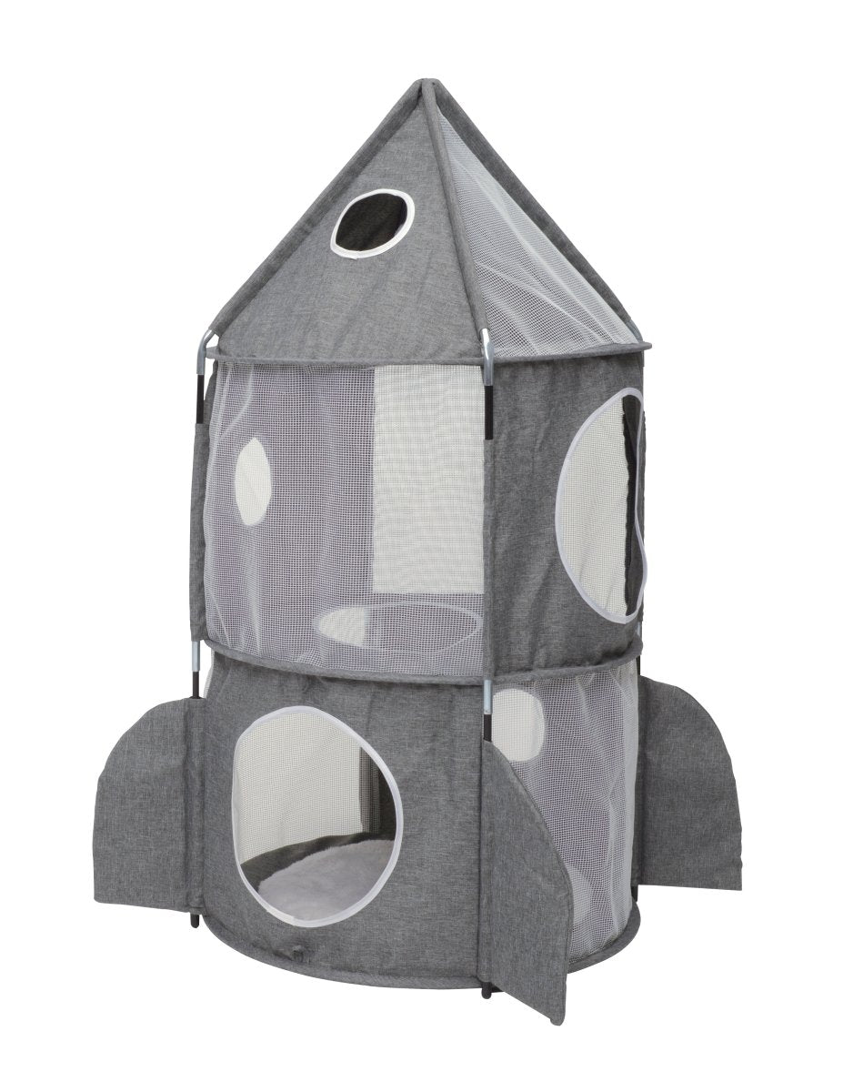 CATIT VESPER ROCKET 50X50X90 CM, GREY - Shopivet.com