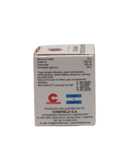 Caustico Rojo Chinfield 30g - Shopivet.com