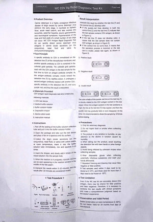 CDV-Ag 1 test - Rapid test for Canine Distemper - Shopivet.com