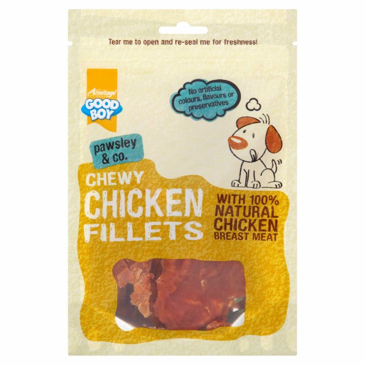 Chewy Chicken Fillets - 80G - Shopivet.com