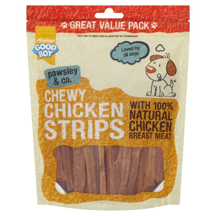 Chewy Chicken Strips - 350g Value Pack - Shopivet.com