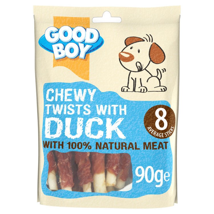 Chewy Duck Twists - 90g - Shopivet.com