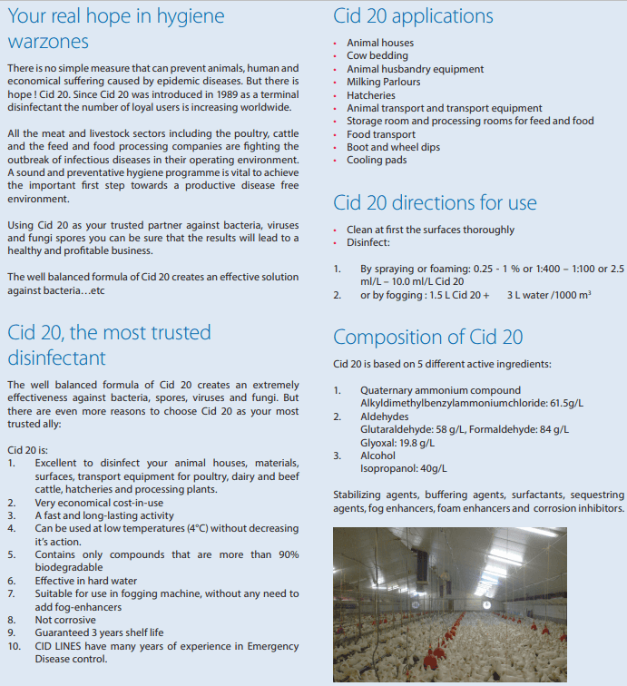 Cid 20 5Liter - Shopivet.com