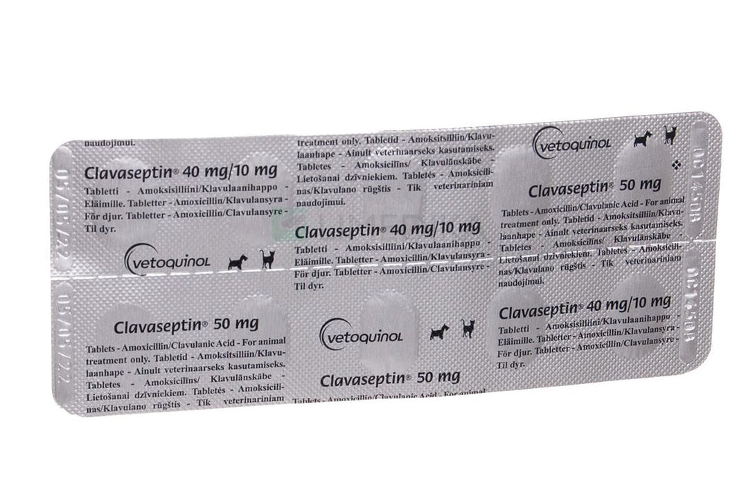 Clavaseptin 50mg 10 Tablets - Shopivet.com